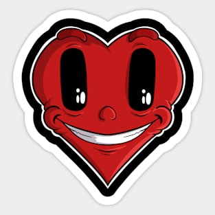 Happy heart Sticker